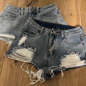 Womans jean shorts
